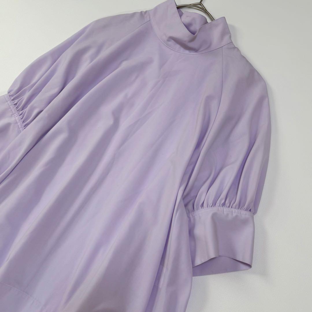 美品 LE PHIL ルフィル シルキーブロードロングシャツ チュニック