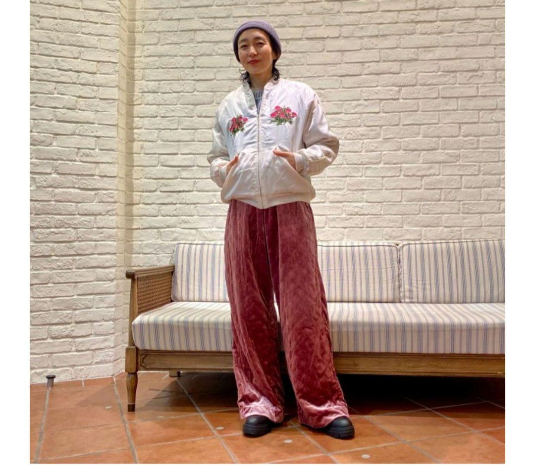 未使用】ビームスクチュール beams×ルルメリー コラボ スカジャン