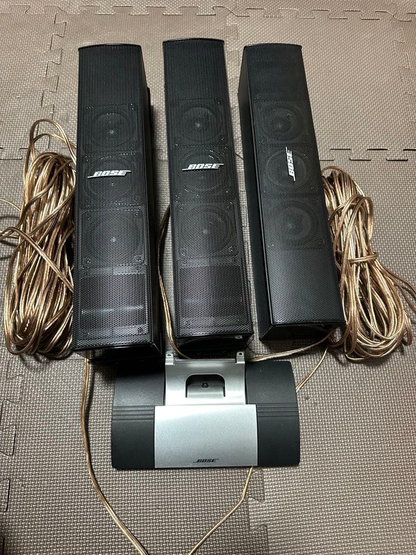 Bose 33wer 3本セット取り付けブラケット付属ケーブル 2本 20m Bose 33wer 3本セット取り付けブラケット付属ケーブル 2本 20m Bose