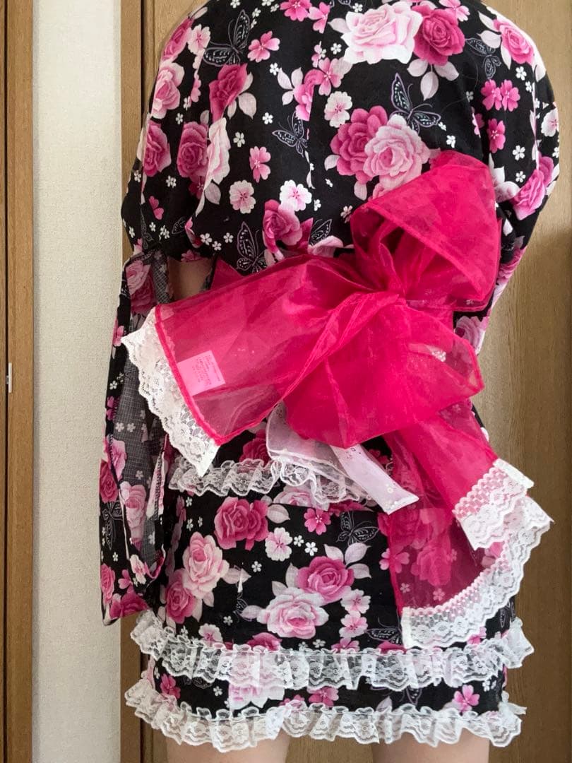浴衣ドレス 姫ギャル 大人 地雷 量産型 平成ギャル - メルカリ