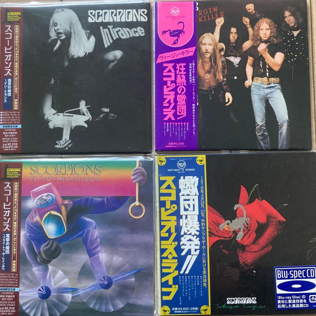 スコーピオンズ 紙ジャケCD コレクション 4枚セット 芽瑠璃堂 ＞ スコーピオンズ 『暴虐の蠍団～テイクン・バイ・フォース