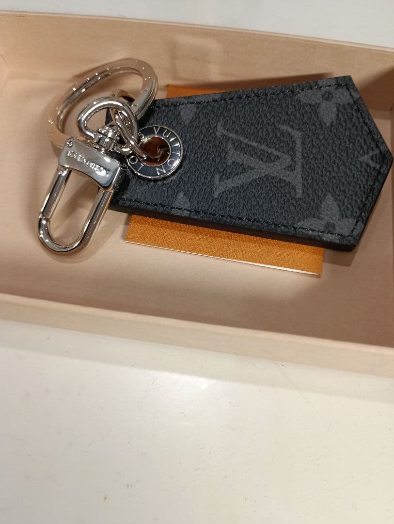 Louis Vuitton モノグラムエクリプス キーホルダー アンジャッペ LOUIS VUITTON◇キーホルダー・アンシャッペ_モノグラム・エクリプス_
