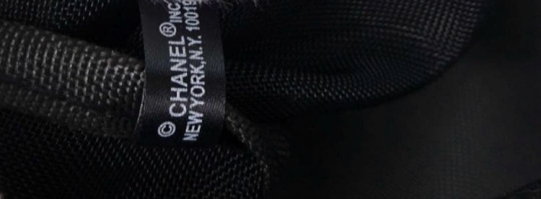 新品未使用□シャネル□ココマーク/ブラックメッシュキャンバス