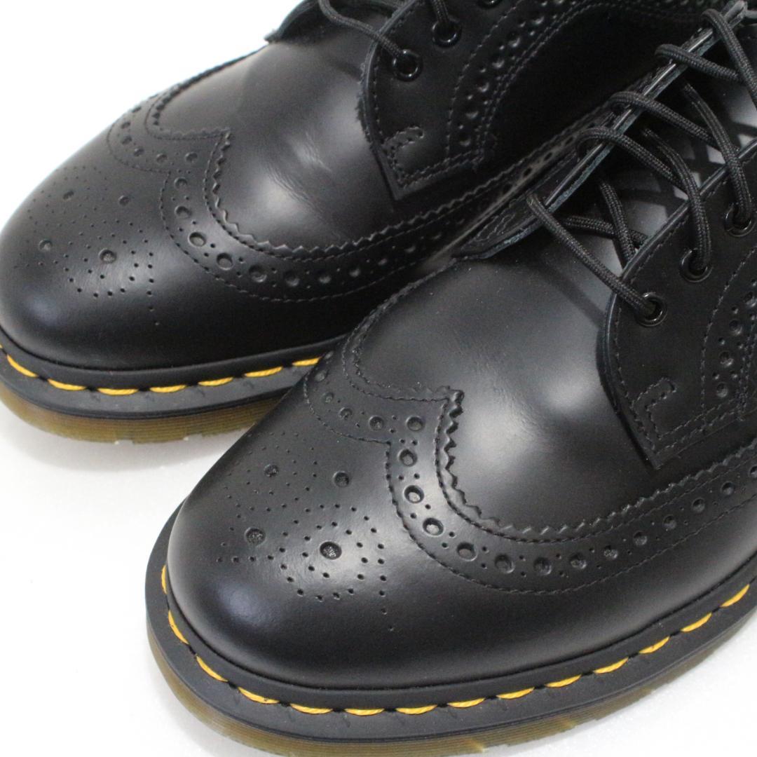 極美品 Dr.Martens 3989 ウイングチップ レザー シューズ UK8 - メルカリ