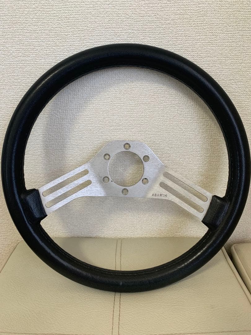 ABARTH ステアリング・ハンドル本体 松下自動車（有限会社キシアンドサンズリミテッド） / 希少! アバルト