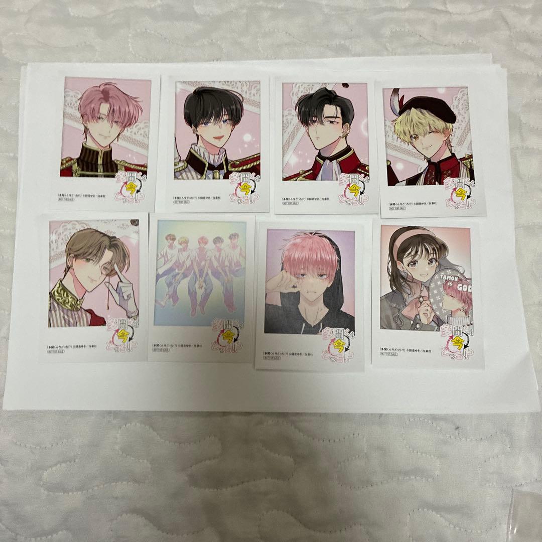 多聞くん今どっち アニメイト特典 ミニフォトカード チェキ 全8種