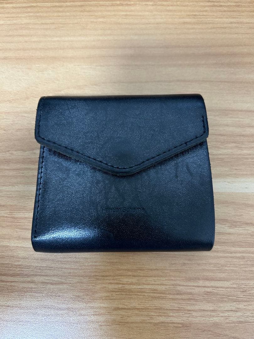 Hender scheme flap wallet black 数回使用極美品 Hender Scheme / Flap Billfold | twelve