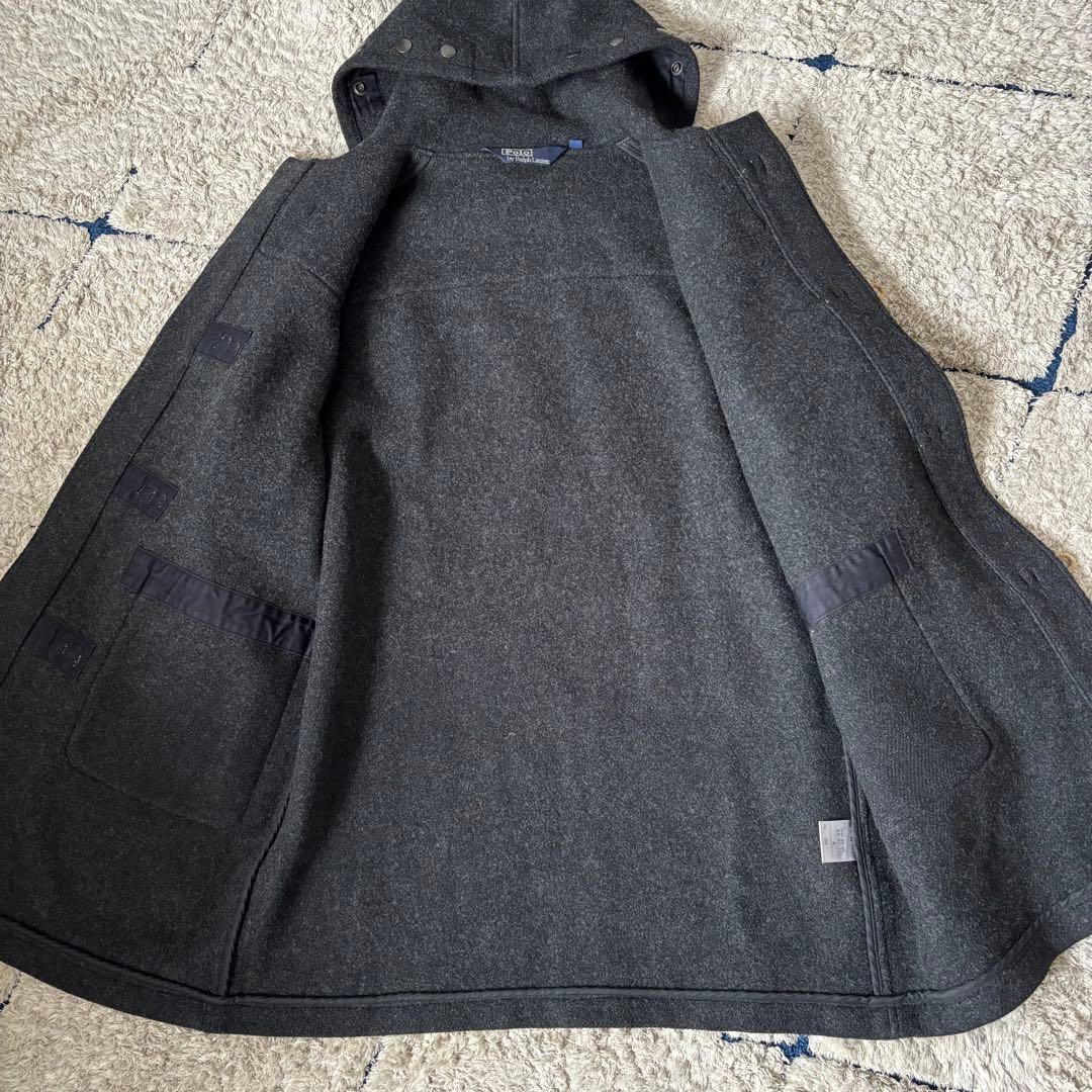 美品✨】ポロラルフローレン ダッフルコート フード くるみボタン 三角
