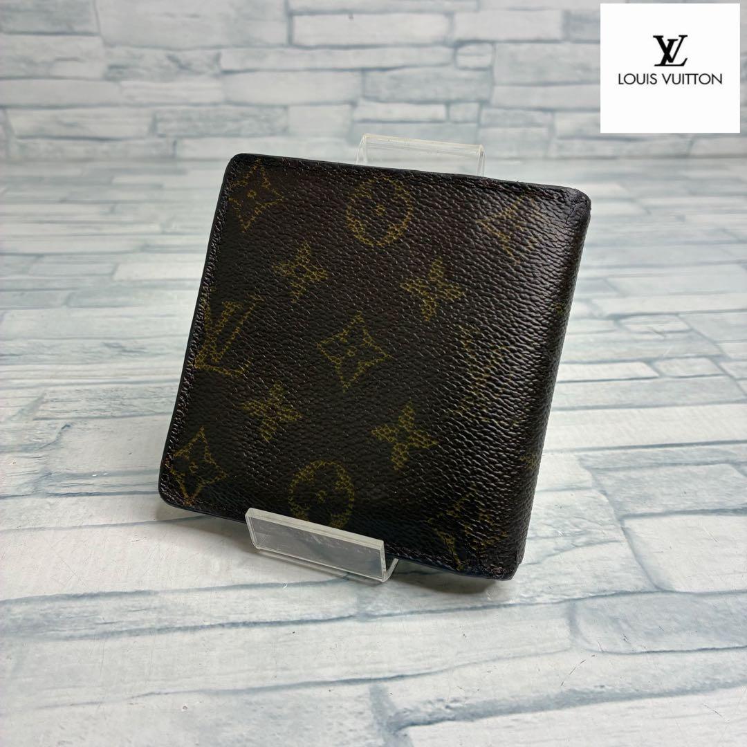 40 LOUIS VUITTON ルイヴィトン モノグラム 二つ折り財布　qj3 LOUIS VUITTON（ルイ・ヴィトン） ルイヴィトン財布 折財布