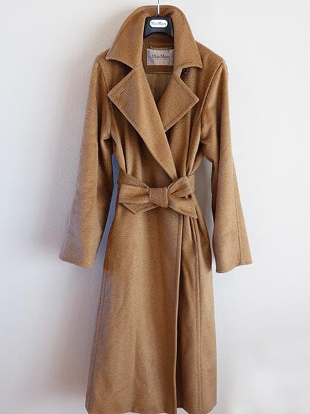 マックスマーラマニュエラアイコンコート■白タグ■38マヌエラキャメル100％ Max Mara（マックスマーラ） MANUELA マニュエラ アイコンコート
