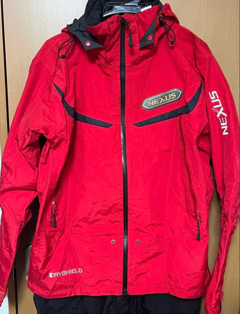 シマノNEXUS フィッシングスーツ CRYSHIELD レッド シマノ（SHIMANO） RA-140X ブラッドレッド Lサイズ リミテッドプロ