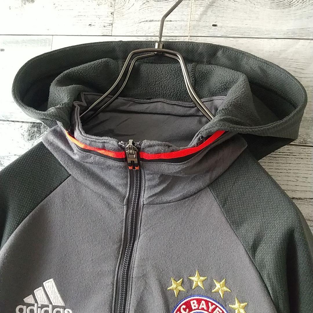 人気☆アディダス バイエルンミュンヘン 刺繍 ハーフジップ トラック