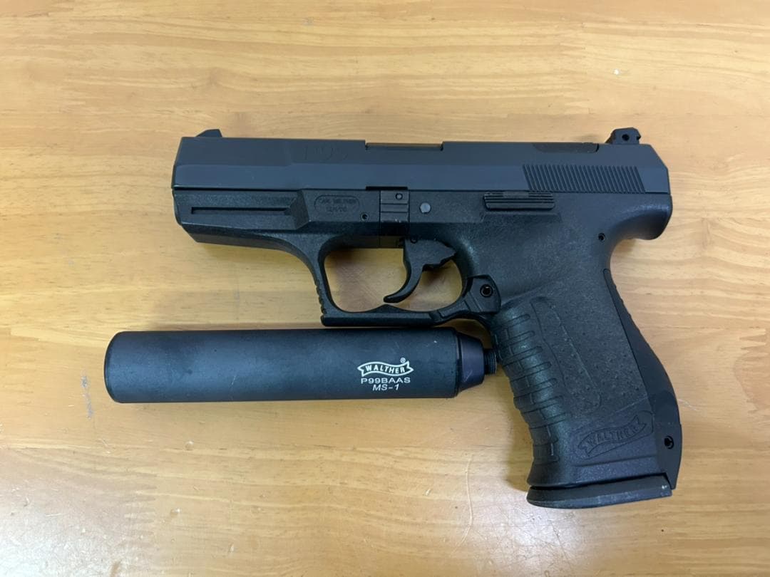 マルゼン ワルサー P99 ガスブローバック ブラック サプレッサー・マガジン付 マルゼン ワルサー P99 ブラック（ガスブローバック本体） : HBLT