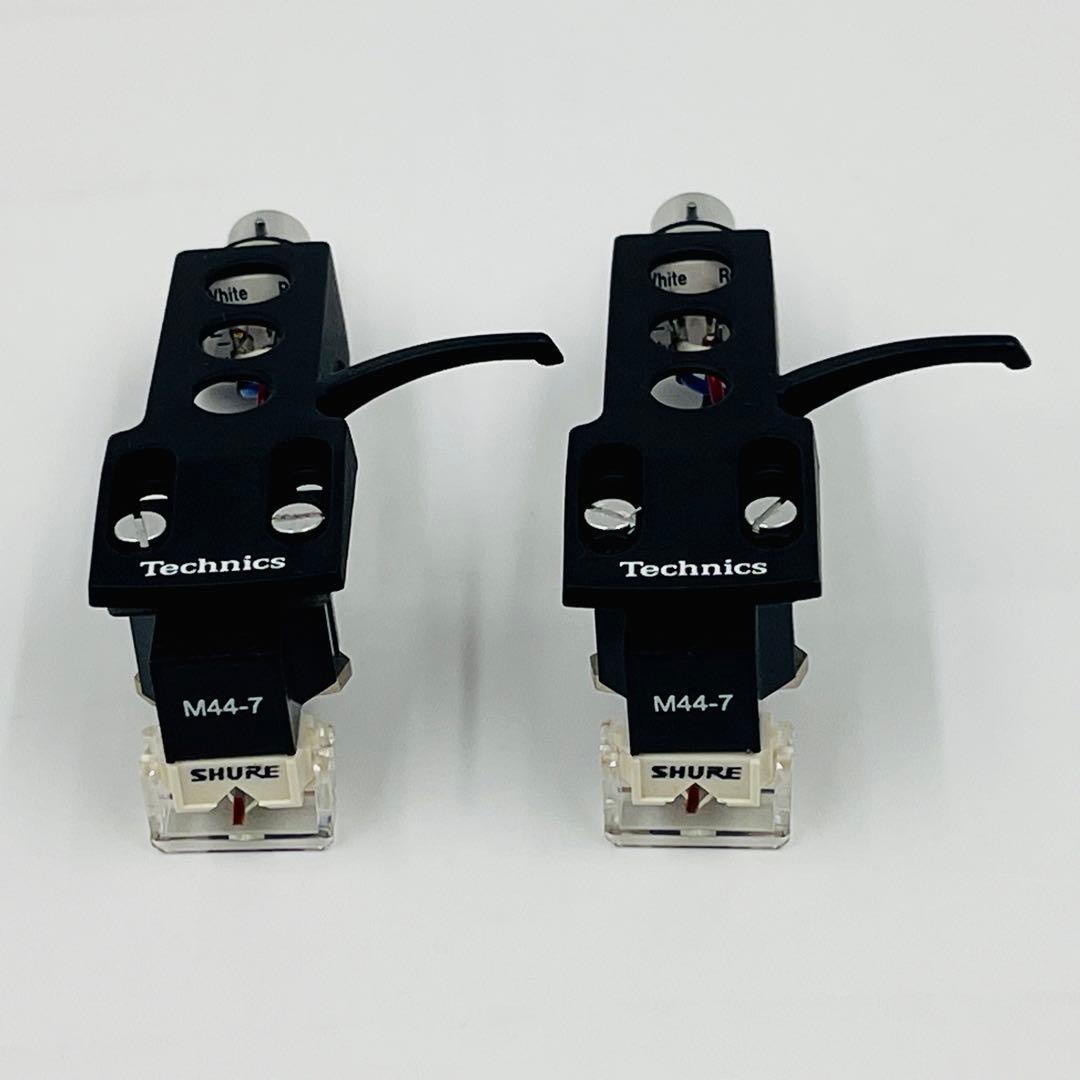 SHURE M44-7 カートリッジ Technics ヘッドシェル