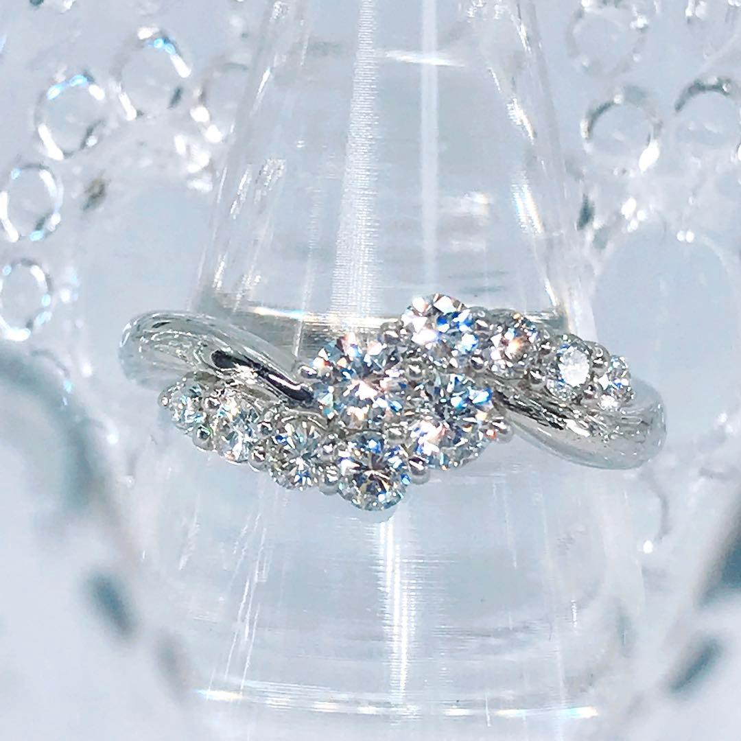 0.70ct SEIKO ダイヤモンドリング PT900 セイコージュエリー