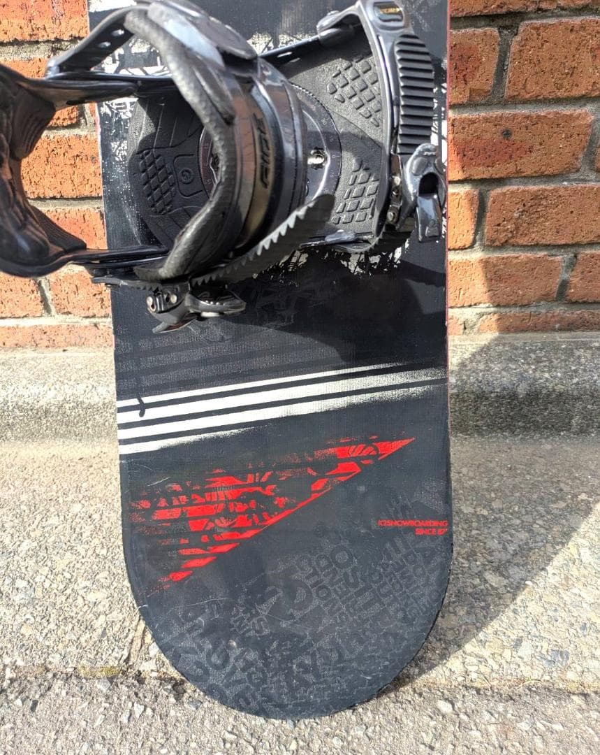 K2 スノーボード BRIGADE RIDEビィンディング付き 147cm - メルカリ