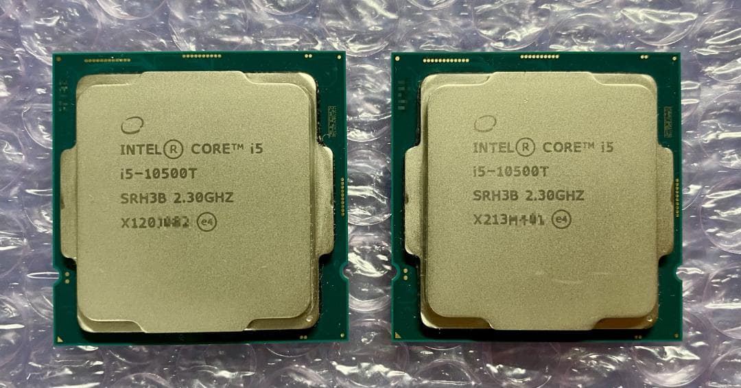Intel Core i5-10500T 2個セット NEW Intel Core 10th Gen i5-10500T 6 CORE CPU 2.3GHz (Turbo 3.80GHz