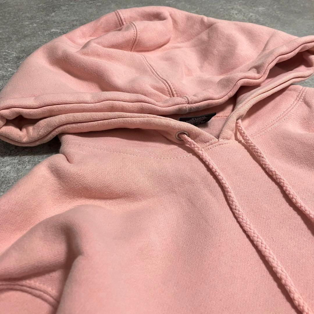 激レア】stussy ステューシー パーカー ロゴ ピンク L - メルカリ