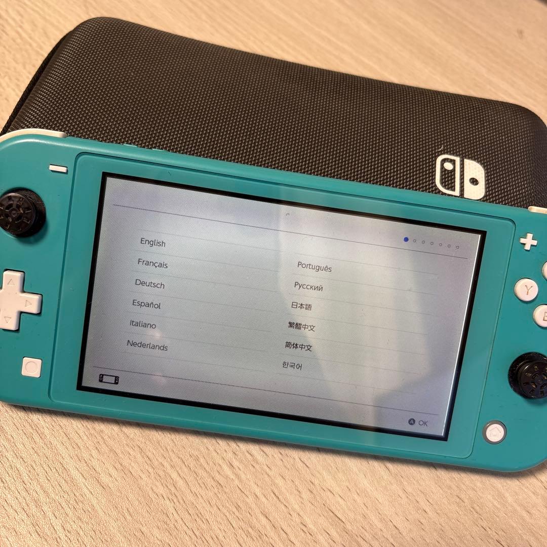 Nintendo Switch Lite ターコイズ　ジャンク　ケース付き Nintendo Switch Lite ターコイズ 本体 ジャンク - メルカリ
