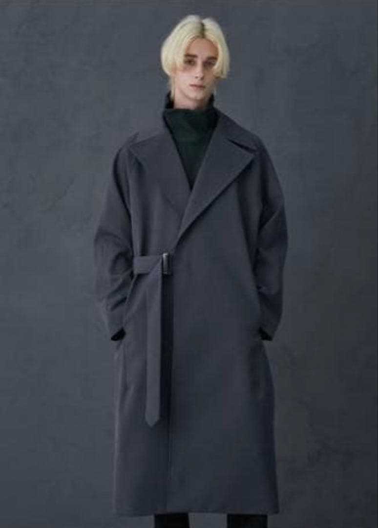 含浸ウールギャバオーバータイロッケンコート 中古・古着通販】PUBLIC TOKYO (パブリックトウキョウ) 含浸ウール