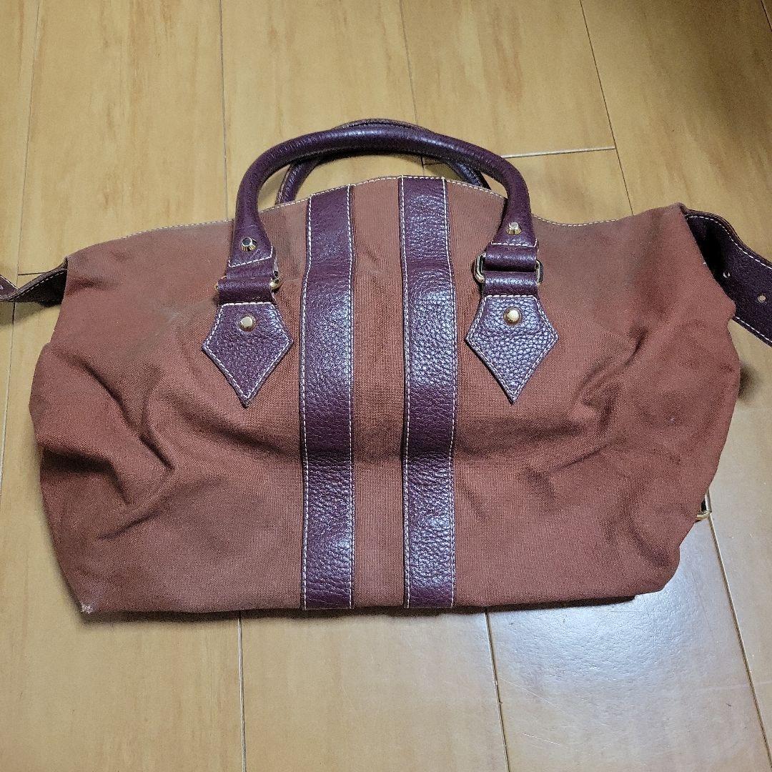 ヴィヴィアンウエストウッド ボストンバッグ ビッグオーブ キャンバス