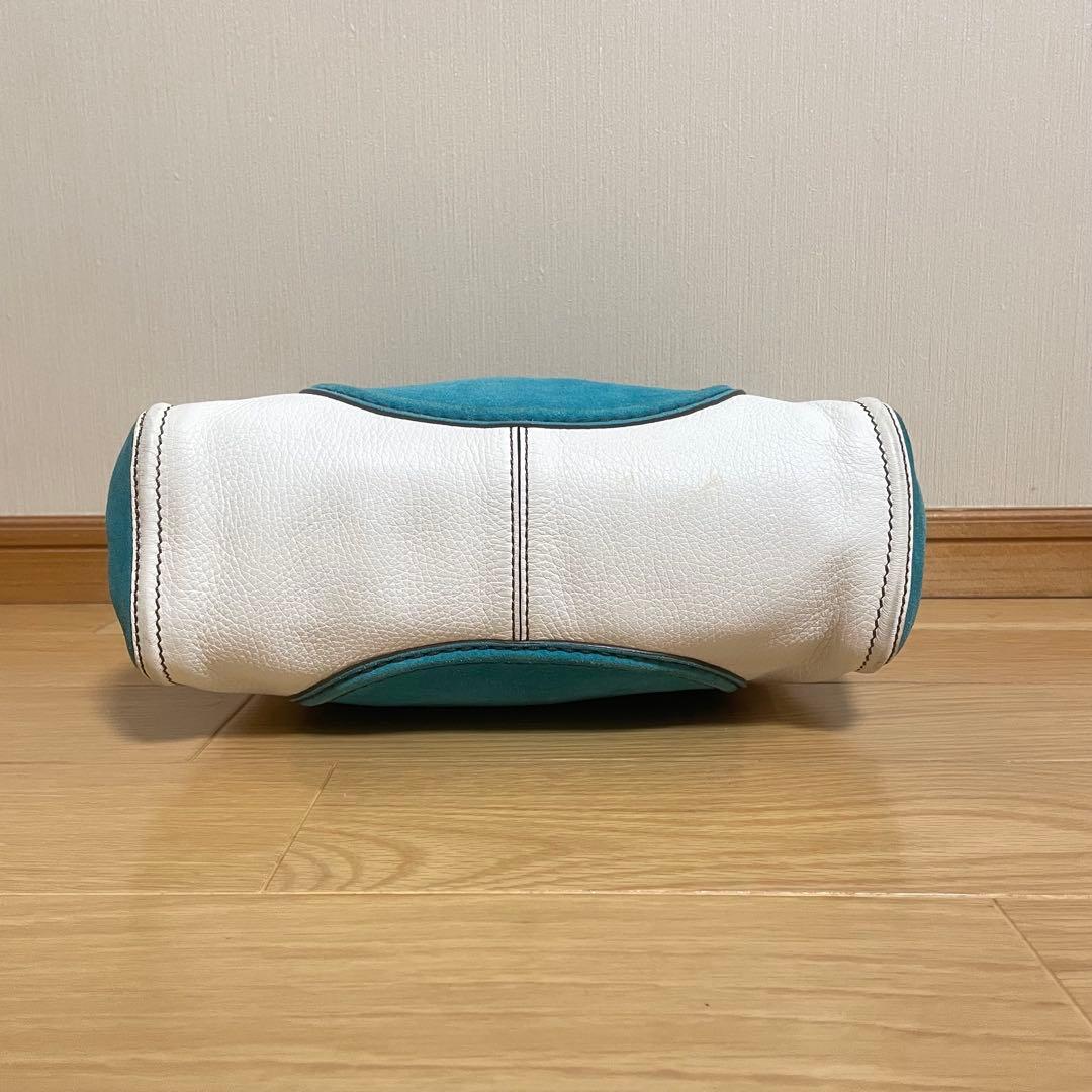 トッズ ショルダーバッグ 肩掛け ワンハンドルバッグ バイカラー 保存