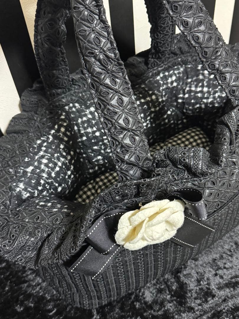 正規品 可動品 LOuLou29 ルルドヌフ レザー レース ペットキャリー