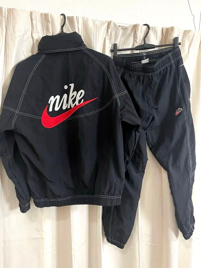 【超希少・Nissy着用モデル】NIKE セットアップ 黒　L/L Sサイズのみ】NIKE（ナイキ）ウィメンズ NSW OS VSPT L/S クルー