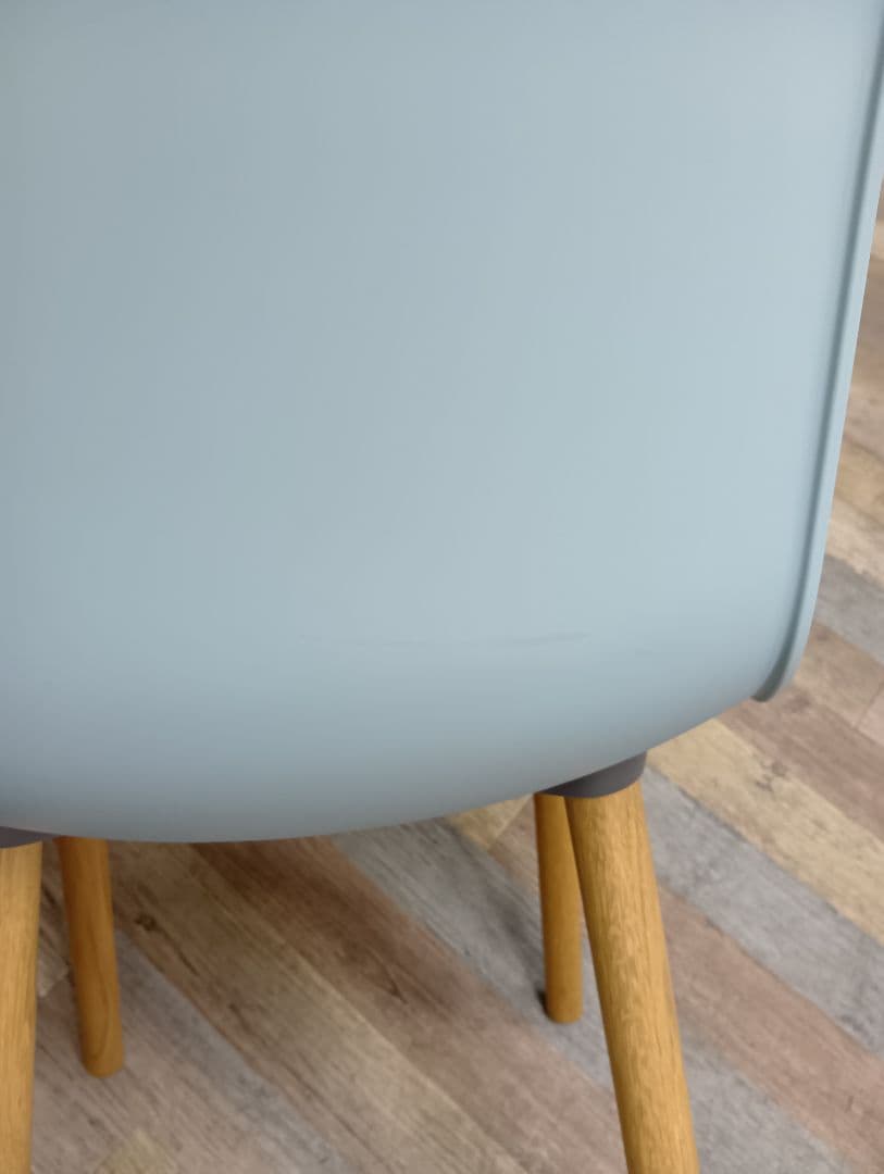 在庫処分 4脚セットVitra HAL Wood ダイニングチェア アイスグレー