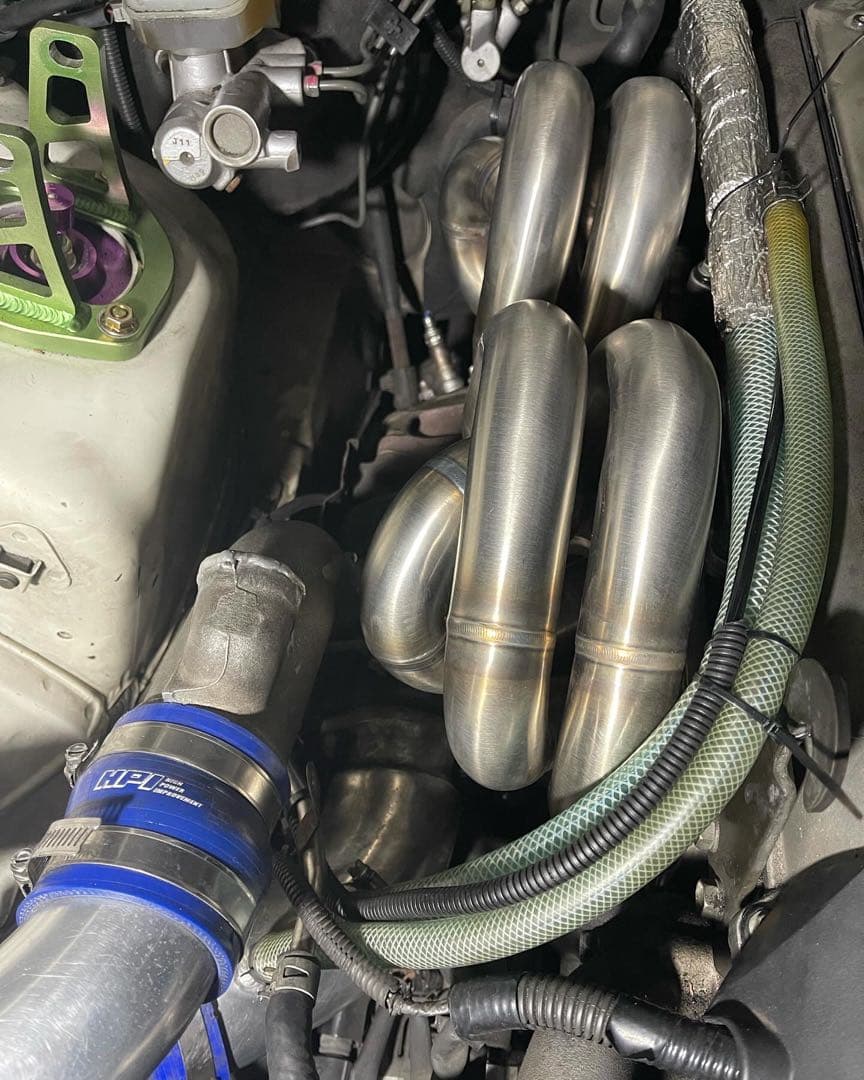 jzx100 1JZ GTE 下置き TONNKAエキマニ アンチラグ対応 - メルカリ