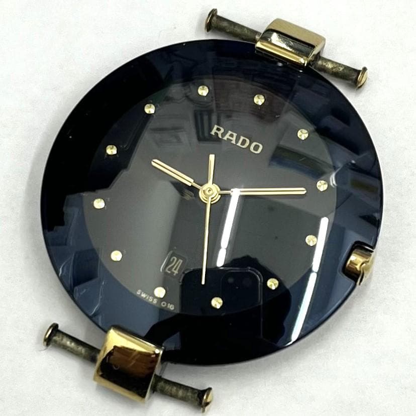 ☆RADO ラドー 腕時計 ブラック129.4075.4N 稼働品 フェイスのみ