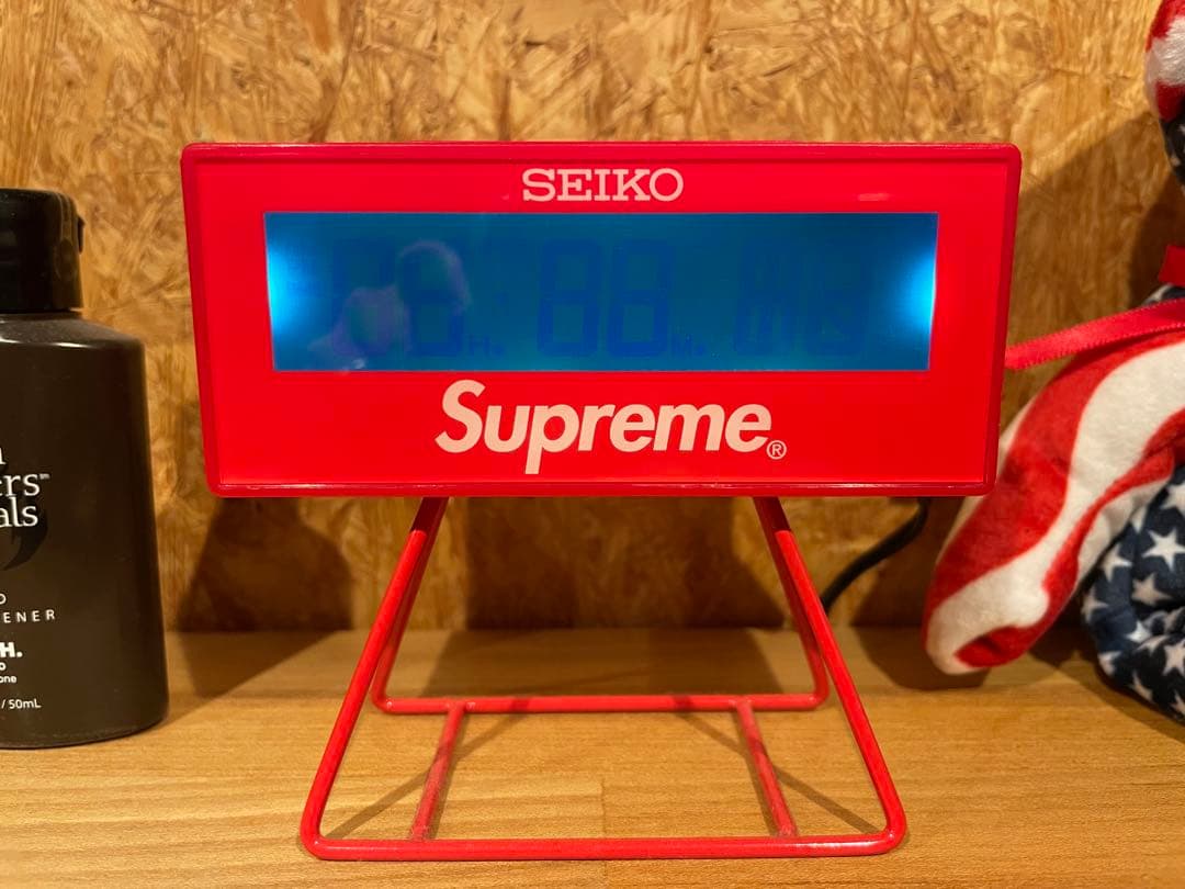 ジャンク品 Supreme SEIKO マラソンクロック
