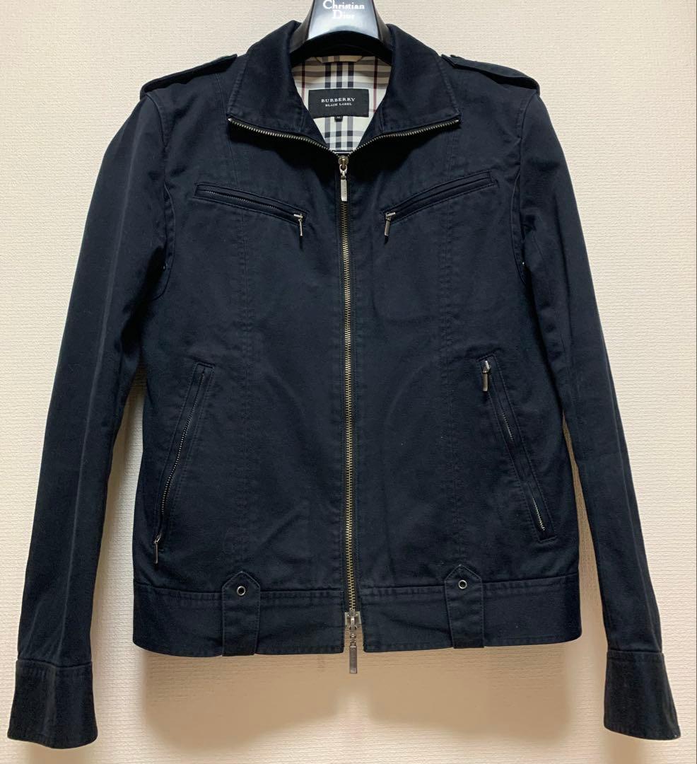 BURBERRY BLACK LABEL 黒 ジャケットMサイズ 中古・古着通販】BURBERRY BLACK LABEL (バーバリーブラックレーベル