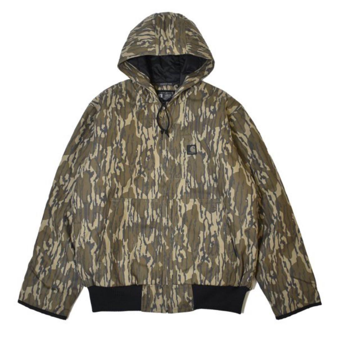 carhartt カーハート 迷彩 ジャケット フード - メルカリ