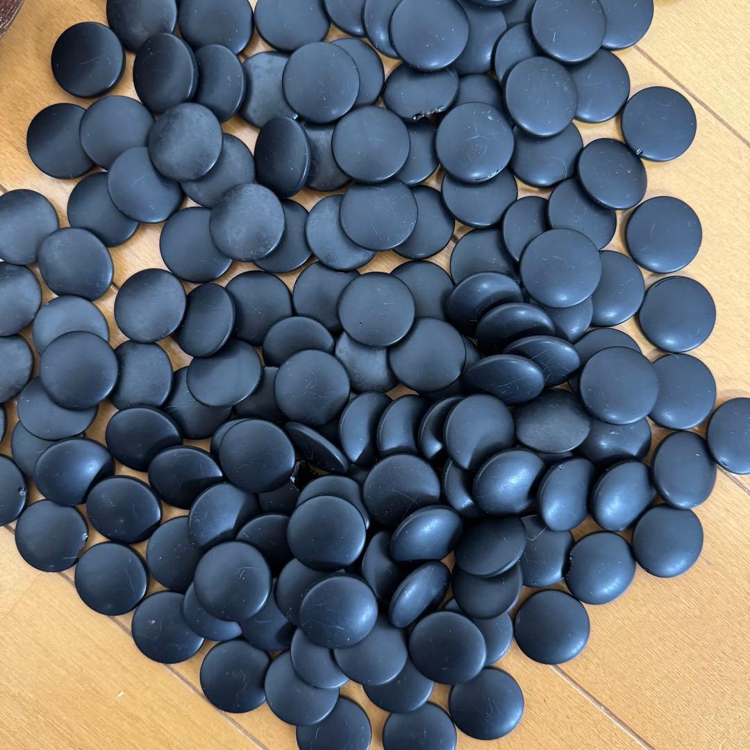 囲碁用白黒石セット 木製容器付き - メルカリ