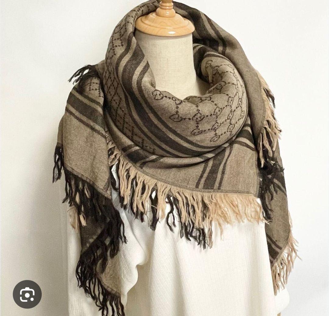 GUCCI GGパターン ストール ショール GUCCI（グッチ） ショール Big GG Ribbon Scarf 756936 3GAL9