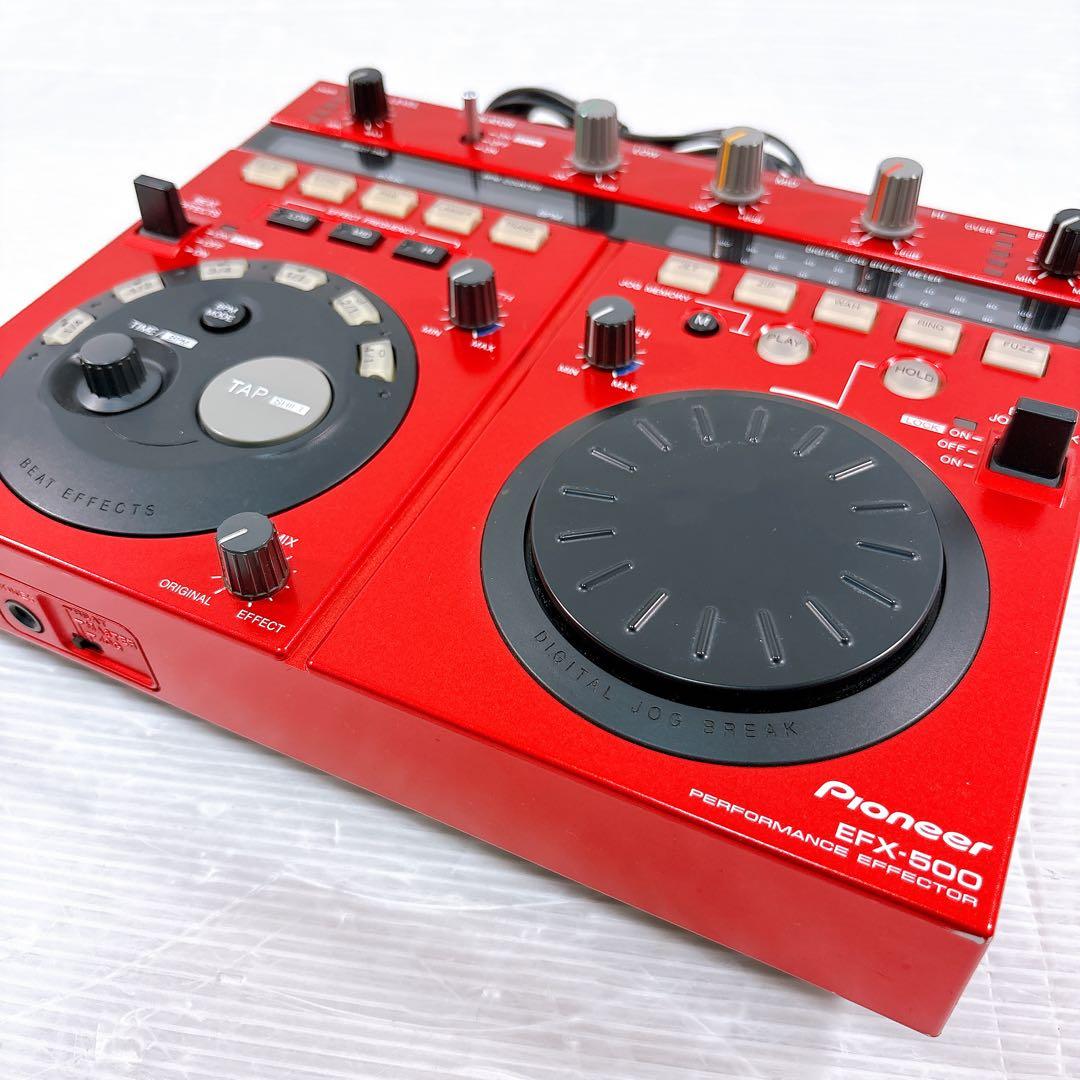 【極美品】PIONEER パイオニア EFX-500 DJエフェクター レッド Yahoo!オークション -「efx-500」の落札相場・落札価格
