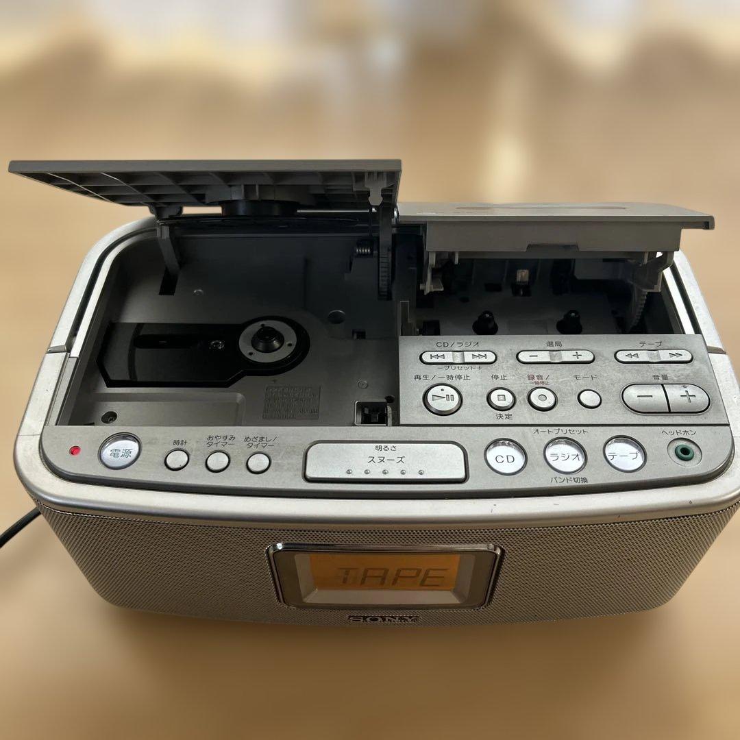 Sony CFD-E501 CDラジカセ シルバー - メルカリ