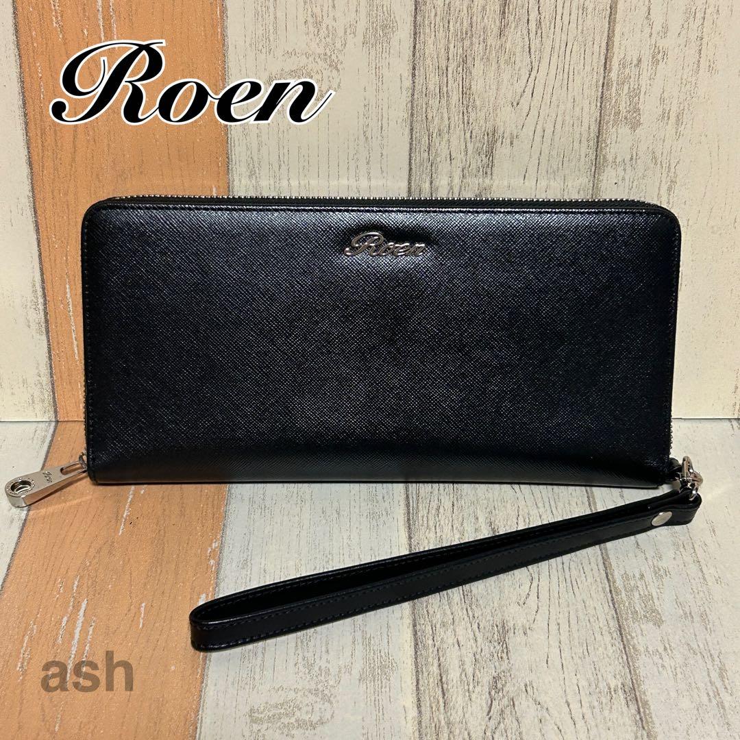 【Roen】ロエン　大容量長財布　レザー　ブラック　クラッチバッグ Roen(ロエン) / 財布/--/BLK/アニマル/メンズ | 中古品の販売・通販
