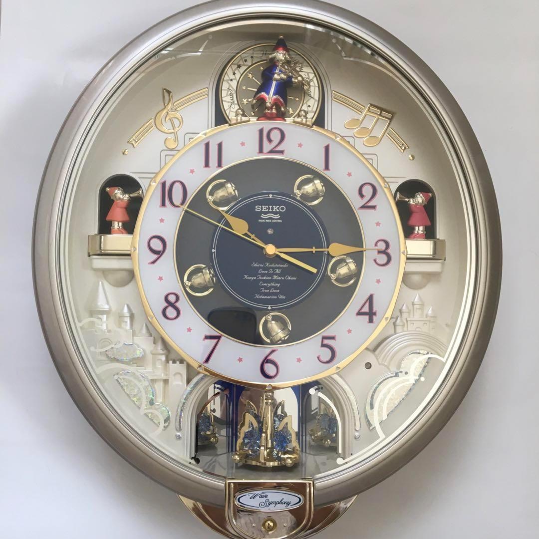 SEIKO RE555S Wave Symphony からくり時計 電波時計 - メルカリ