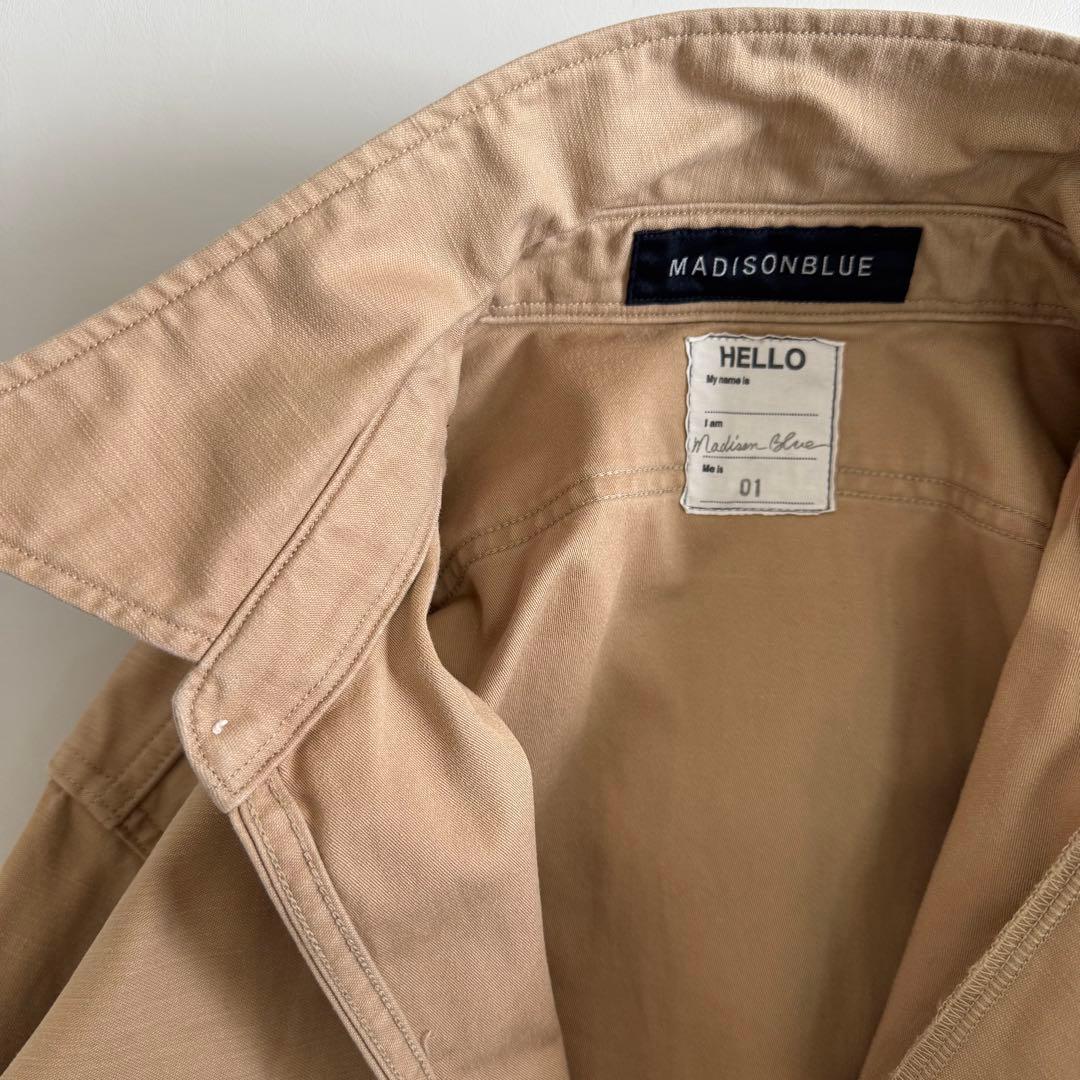 極美品✨】マディソンブルー ハンプトンシャツ バックサテン オーバー