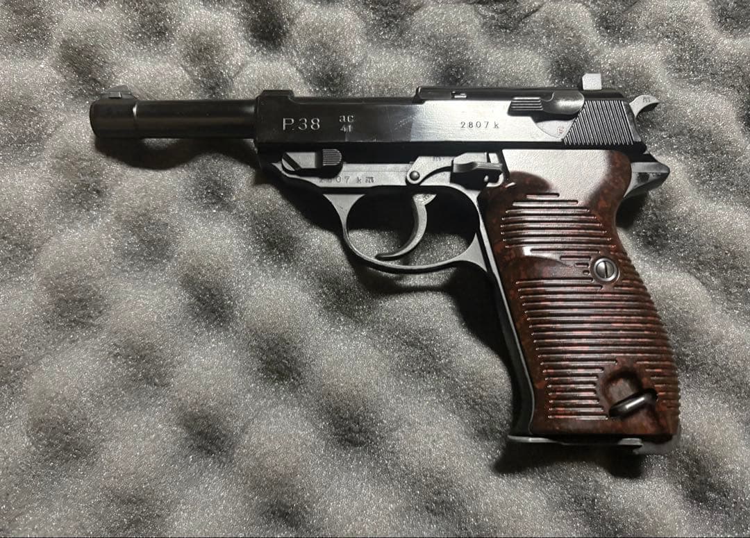 マルゼン ワルサーP38 ac41 ブラック MARUZEN（マルゼン） ガスブローバック ワルサー P38 ac41 ブラック