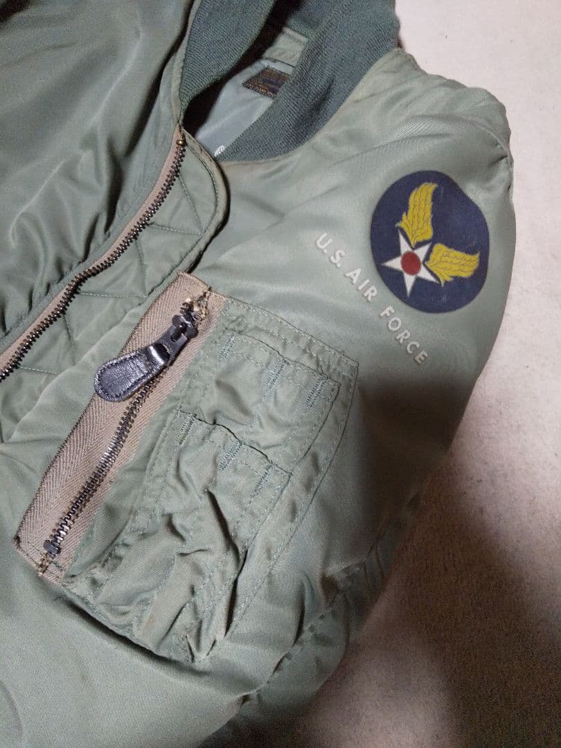 50s 実名復刻 旧リアルマッコイズ MA-1 ローレンスポーツウェア S 36