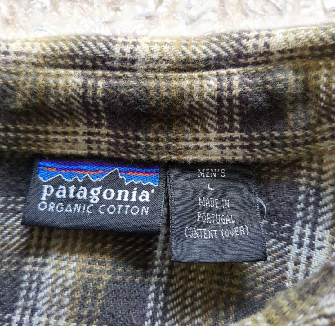 パタゴニア オンブレ ヘビーフランネルシャツ ポルトガル製 L - メルカリ