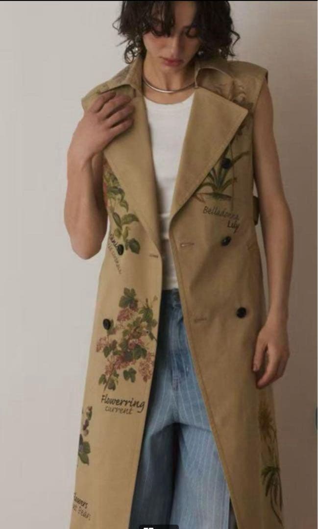 GRACE CONTINENTAL プリントトレンチワンピース プリントトレンチワンピース / GRACE CONTINENTAL | GRACE CONTINENTAL