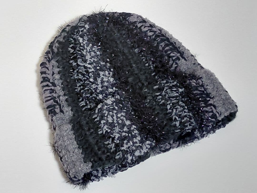 新品未着用 Supreme Tinsel Stripe Beanie Black - メルカリ