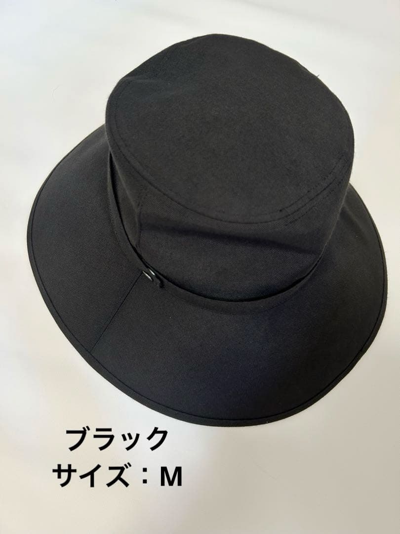 サンバリア100 ウィンドハット（ブラック）M バケットハット｜完全遮光帽子｜サンバリア100 | 完全遮光日傘