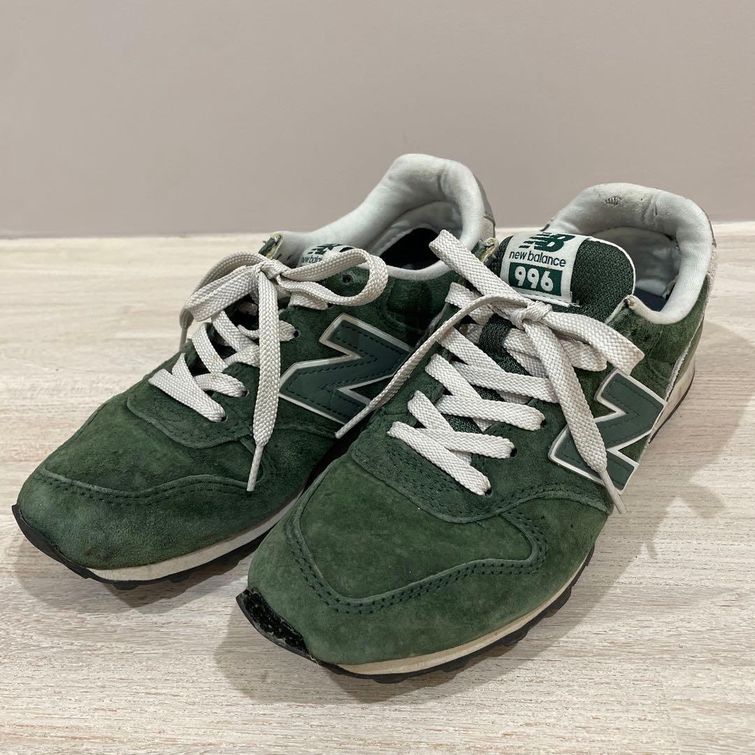 ニューバランス 996 グリーン 23cm - メルカリ
