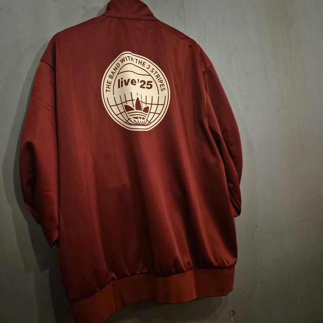 値下海外限定oasis adidas Live'25 トラックジャケットマルーン - メルカリ