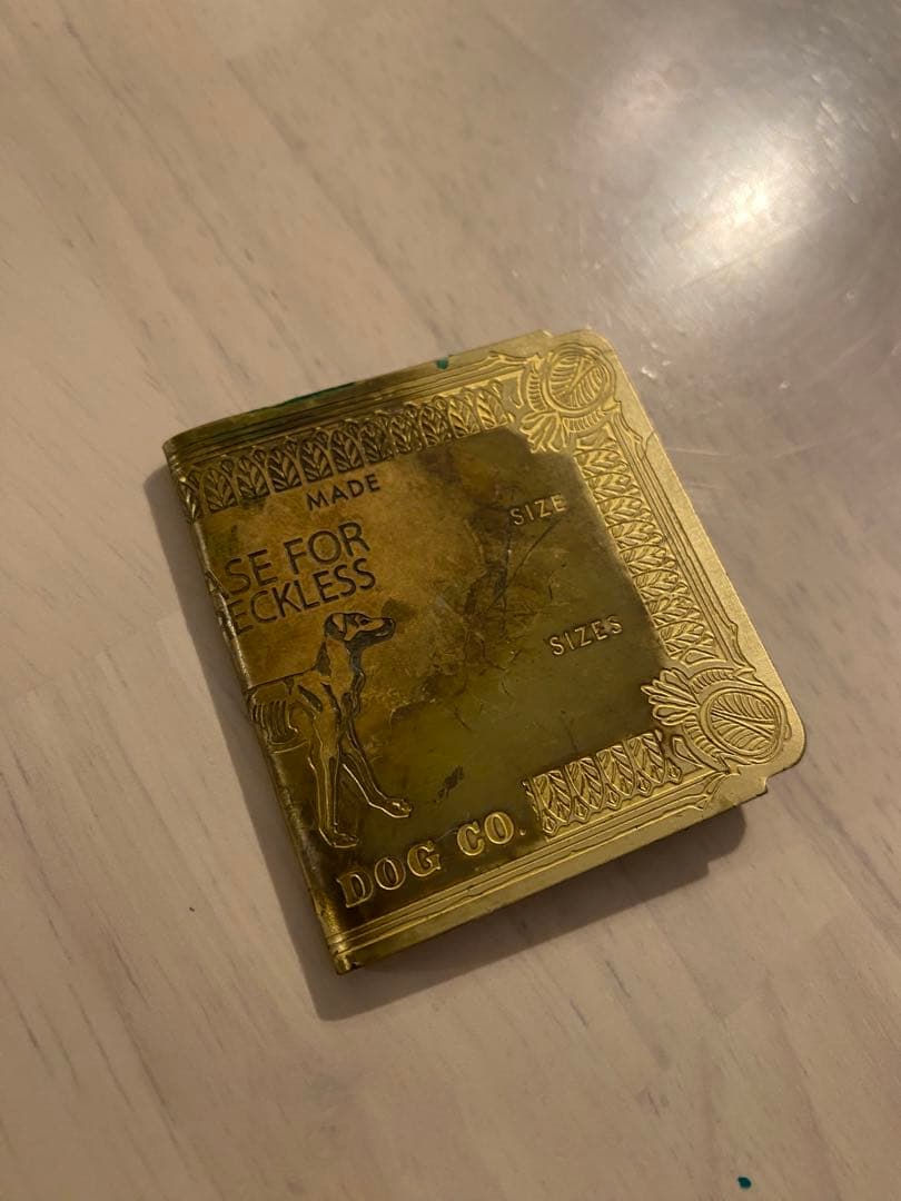 THE H.W.DOG&CO. マネークリップ ゴールド